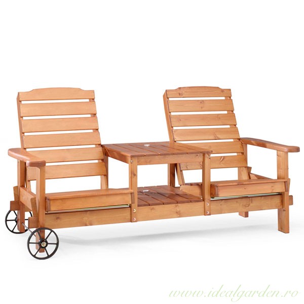 Rullsofa din lemn de pin nordic - Dalom - 86112 - Relaxare