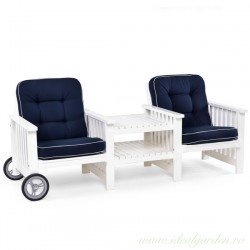 Rullsofa din lemn de pin nordic - Gotland - culoarea alb - 1761177