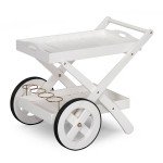 Serving Trolley din lemn de pin nordic - Amelia - 891177 - Dining