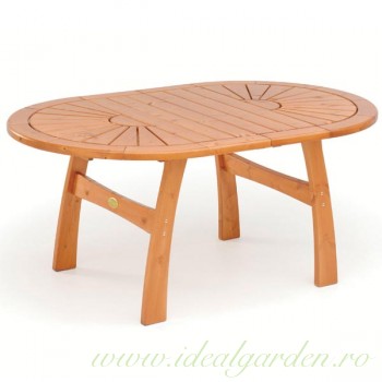 Masă din lemn de pin nordic - culoarea mierii - 11702