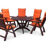 Masă rotundă din lemn de pin nordic - 12001 - Dining