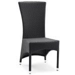Scaun rattan sintetic - Atlanta - 2808 - Cafe