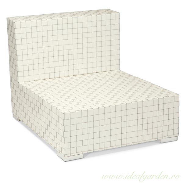 Modul mijlociu fotoliu rattan sintetic - Las Vegas - 744667 - Lounge