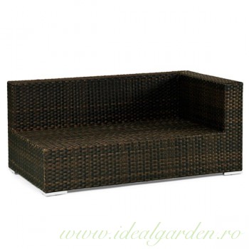 Modul canapea stânga rattan sintetic - Valencia - 64125