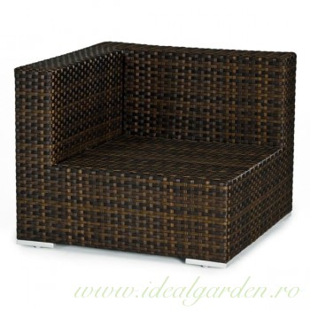 Modul colțar dreapta rattan sintetic - Valencia - 64183