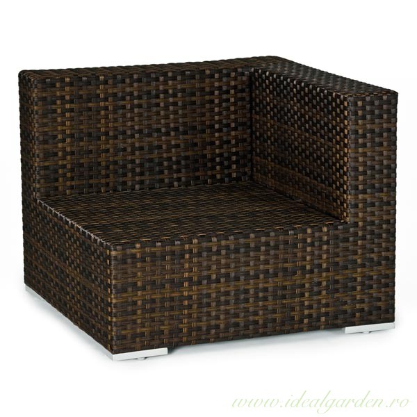 Modul colțar stânga rattan sintetic - Valencia - 64184 - Lounge