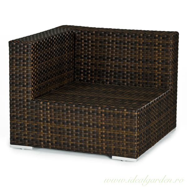 Modul colțar dreapta rattan sintetic - Valencia - 64183 - Lounge