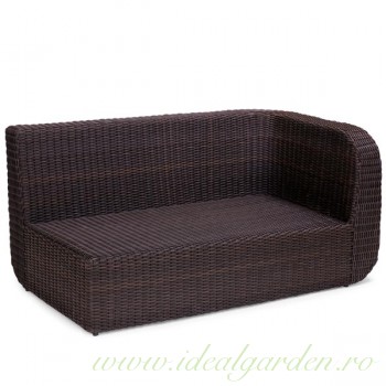 Canapea colțar stânga rattan sintetic - Monte Carlo - 354025