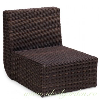 Modul fotoliu mijlociu rattan sintetic - Monte Carlo - 35411