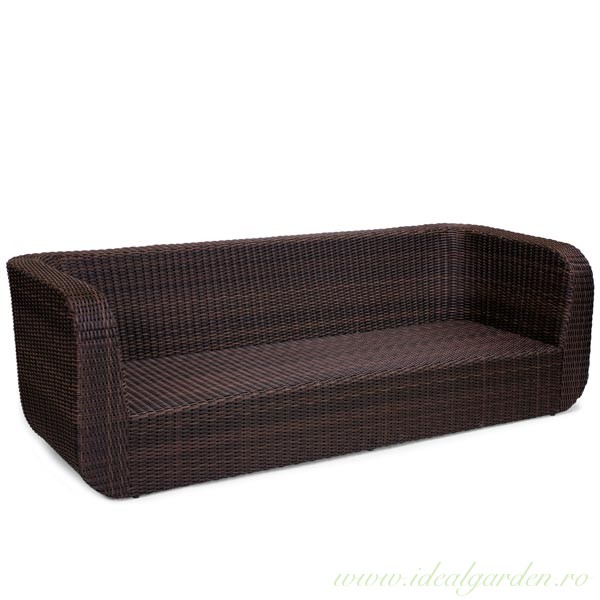Canapea trei locuri rattan sintetic - Monte Carlo - 35303