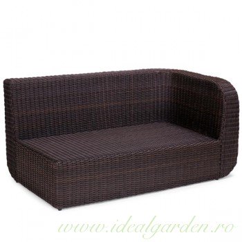 Canapea colțar stânga rattan sintetic - Monte Carlo - 354025