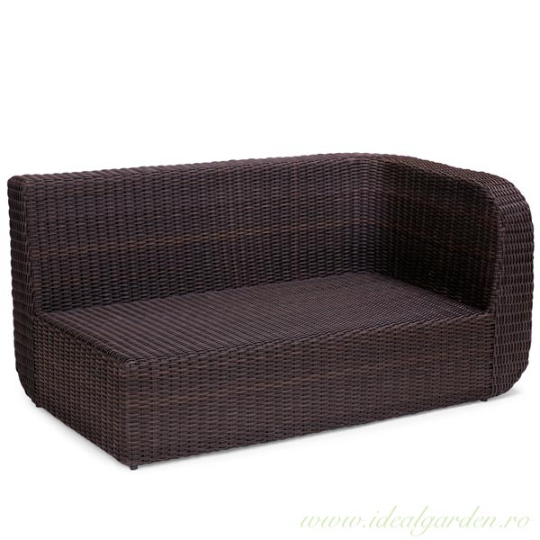 Canapea colțar stânga rattan sintetic - Monte Carlo - 354025