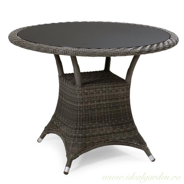 Masă rotundă rattan sintetic - Almeria - 347100 - Lounge