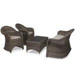 Masă rattan sintetic - Almeria - 3475285 - Lounge
