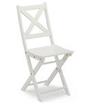 Scaun pliant - Vaxholm - alb - 710477 - Cafe