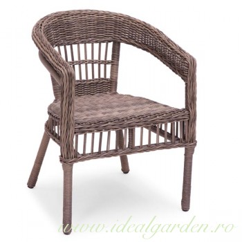 Scaun rattan sintetic - Coriano Café - 42401 Scaun rattan sintetic - Coriano Café - 42401