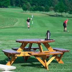 Mobilier picnic cu masă rotundă - 110577